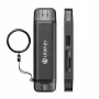 ULANZI CR3 3-in-1 SD/MicroSD/USB-kaartlezer met USB-C- en USB-A-aansluitingen