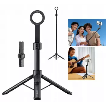 ULANZI SK26 MagSafe selfiestick statief 2-in-1 113cm zwart