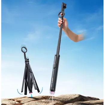 ULANZI SK-21 auto-open 2-in-1 statief & selfiestick 180 cm met MagSafe magneethouder en Bluetooth-afstandsbediening