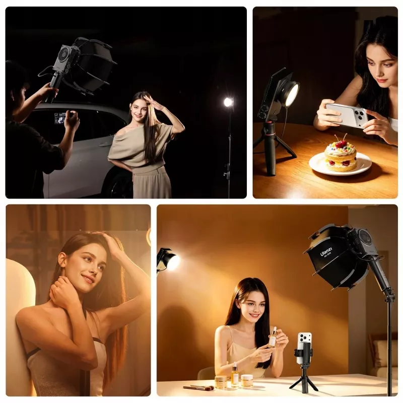 Ulanzi C01 LED-videolamp 2700K-6500K met lens