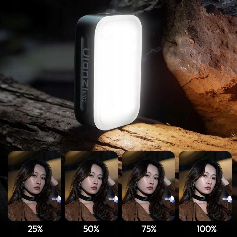 ULANZI M02 LED-videolamp met MagSafe, 7W, 5600K, USB-C
