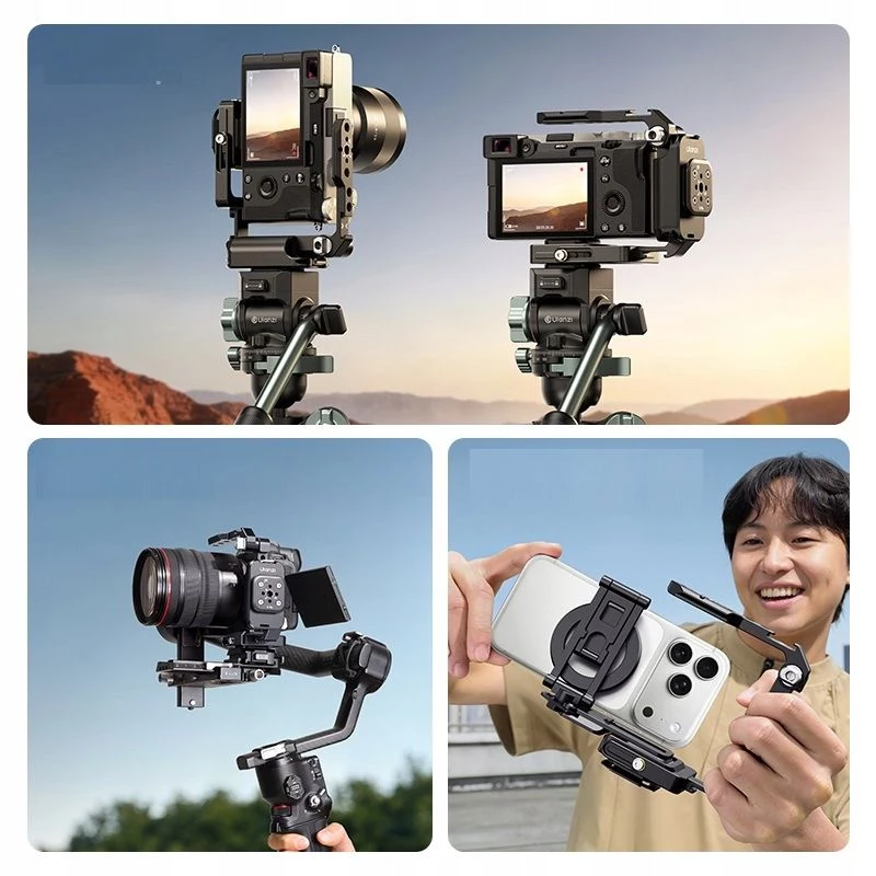 Ulanzi XJ01 Uka telefoon video rig / cage - zwart