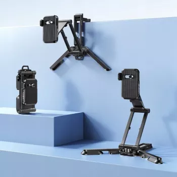 ULANZI CO81 Mantis statief met Arca-Swiss snelwisselplaat, 1/4 inch schroef, voor camera/smartphone/vlog