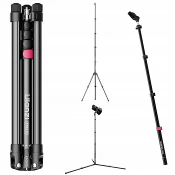 Ulanzi TT43II ministatief / lichtstatief - 43 cm, 2 kg belasting, zwart