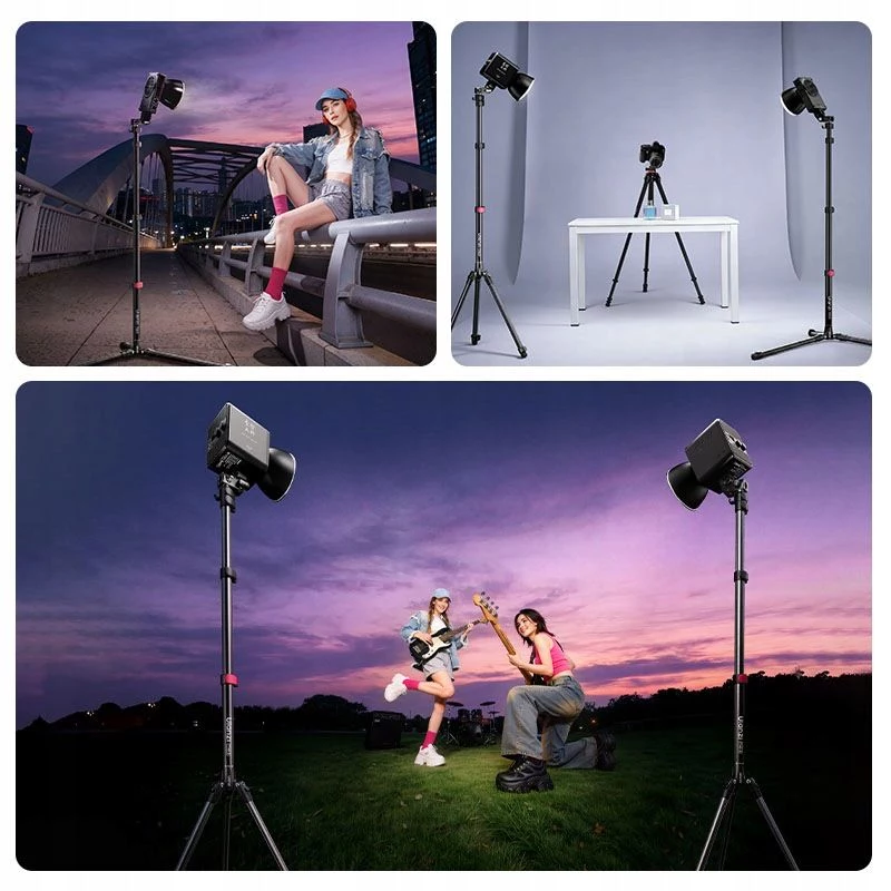 Ulanzi TT43II ministatief / lichtstatief - 43 cm, 2 kg belasting, zwart