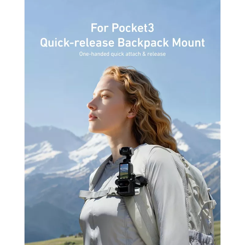 TELESIN rugzakbandhouder voor DJI Osmo Pocket 3