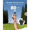 TELESIN selfiestick statief met Bluetooth-afstandsbediening 80m voor GoPro Hero 13 12 11 10 9 Max Max2