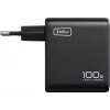 INIU Leopard Charger 100W GaN USB-C EU-stekker zwart
