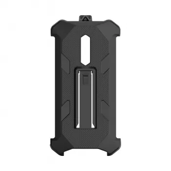 Ulefone RugKing 2 Pro robuuste beschermhoes met standaard en riemclip - zwart