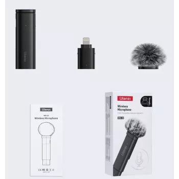 ULANZI WM-10-I Lightning draadloze lavalier-microfoon