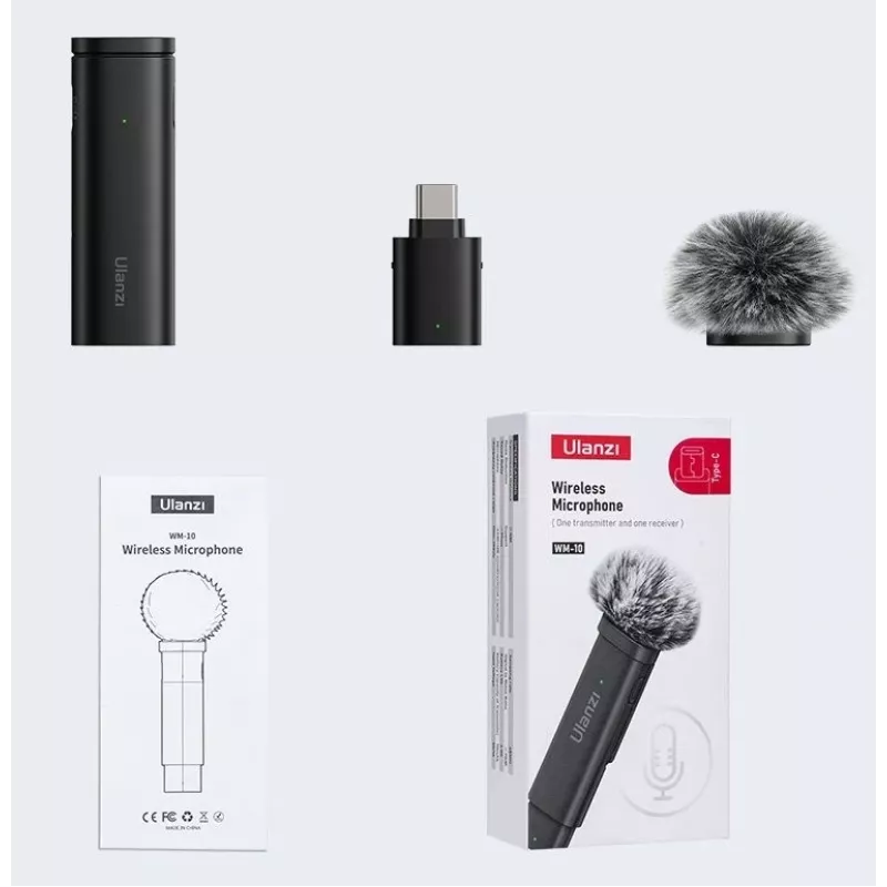 ULANZI WM-10-T USB-C draadloos microfoonsysteem