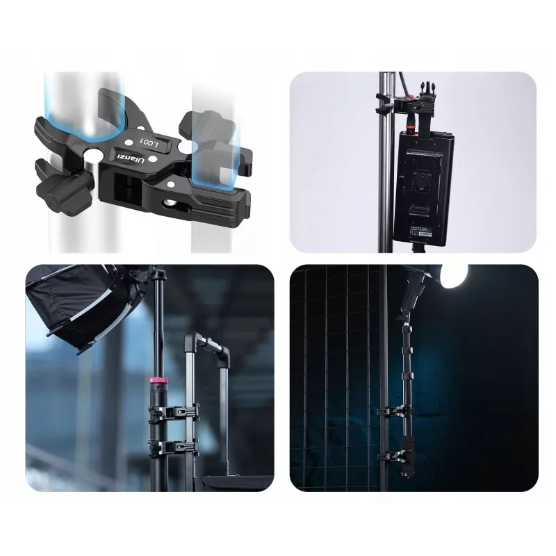 Ulanzi LC01 dubbel kogelgewricht Magic Arm-kit met 2x Super Clamp