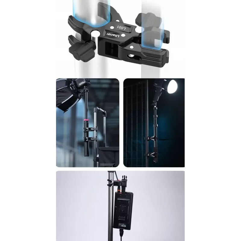 Ulanzi LC01 dubbel kogelgewricht Magic Arm-kit met 2x Super Clamp