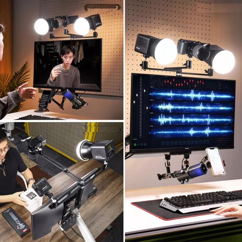 ULANZI VESA-monitorhouderadapter - zwart