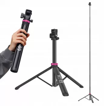 Ulanzi MT-89 Light Stand-stativ, uitschuifbaar 890mm, 1,5kg belasting, zwart