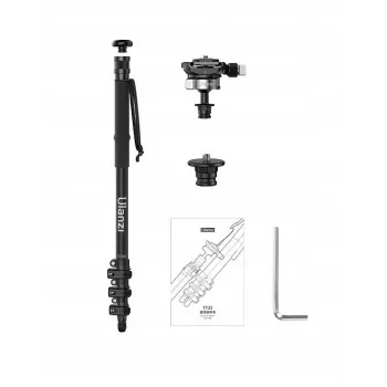 ULANZI TT35 professioneel carbonfiber eenbeenstativ 130 cm met vloeistofkop voor DSLR-camera