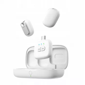 Ulanzi A30 Tiny draadloze audio-overdrachtset - USB-C, wit