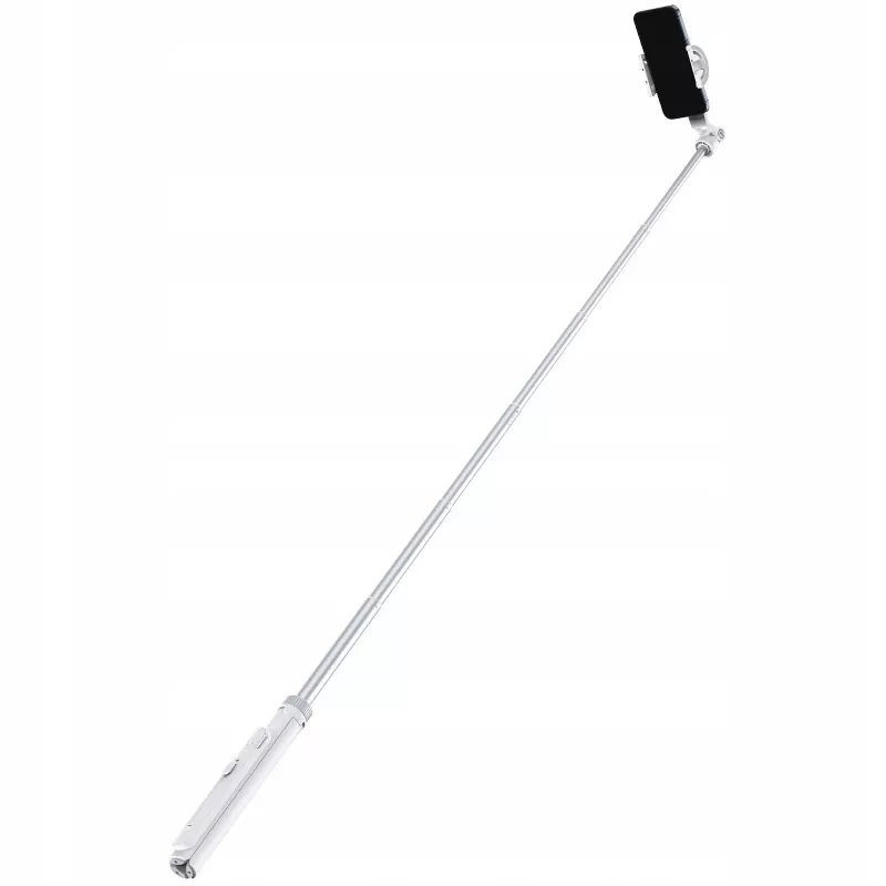 Ulanzi TT88 selfiestick statief met Bluetooth-afstandsbediening en vullicht, wit