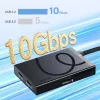 ULANZI H1 4-in-1 USB-C-hub met HDMI 4K en 3x USB-C PD 3.0 10Gbps