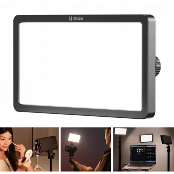 ULANZI K6500 9W RGB LED-videovullicht met magneetbevestiging, Bluetooth app-bediening, OLED-display