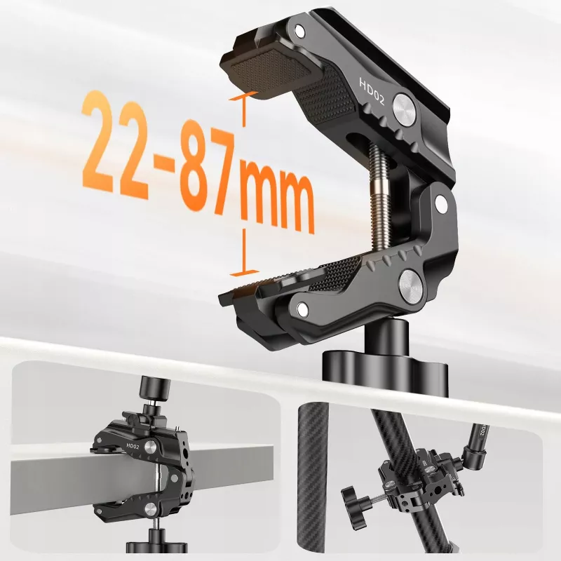 Ulanzi HD02 Magic Arm met klem, 1/4 schroefdraad