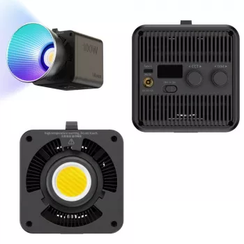 Ulanzi ML100 RGB bi-colour LED-lamp, 2700-6500K