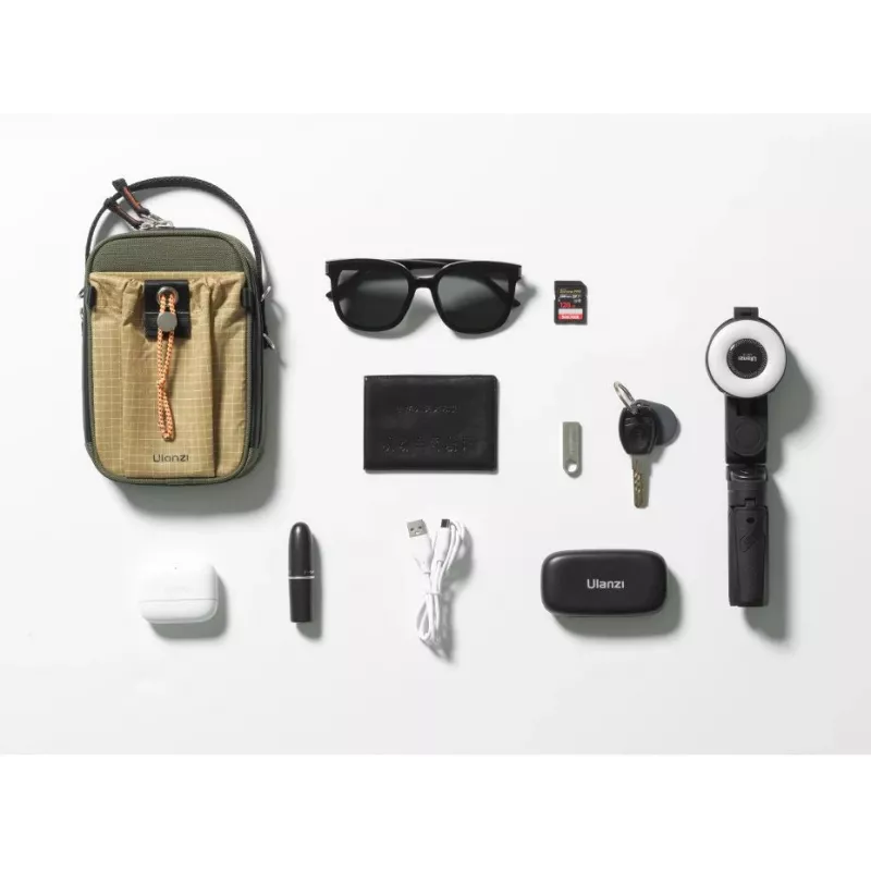 ULANZI NC02 multifunctionele opbergtas voor telefoon- en camera-accessoires zwart