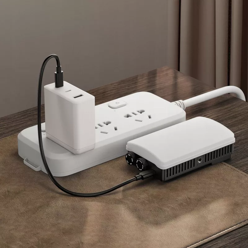 ULANZI PL25 25W bi-color LED-videolamp met 2700K-6500K, USB-C PD, OLED-display, 5000mAh accu