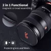 K&F Concept M-Cap magnetische objectiefdop 77mm zwart