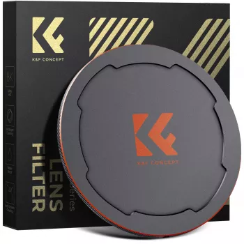 K&F Concept M-Cap magnetische objectiefdop 95mm zwart