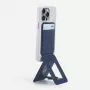 Moft Movas Snap Tripod MagSafe magnetische wallet en telefoonstandaard - marineblauw