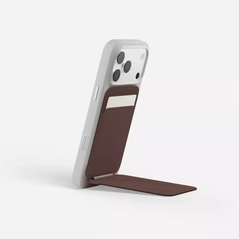 Moft Movas Snap Tripod MagSafe magnetische wallet en telefoonstandaard - zwart