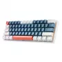 MACHENIKE K500-B61 60% mechanisch gaming-toetsenbord, Outemu Blue Switches, RGB-verlichting, blauw/wit