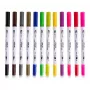 LOKLiK Dual Tip Brush Pens - 12 kleuren