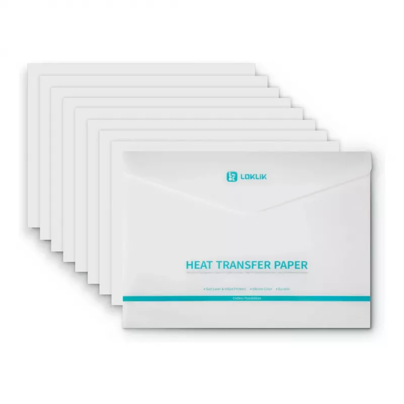 LOKLIK Europe Transfer Paper Sheets - donker - 8-pack