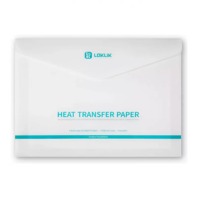 LOKLIK Europe Transfer Paper Sheets - licht - 8-pack