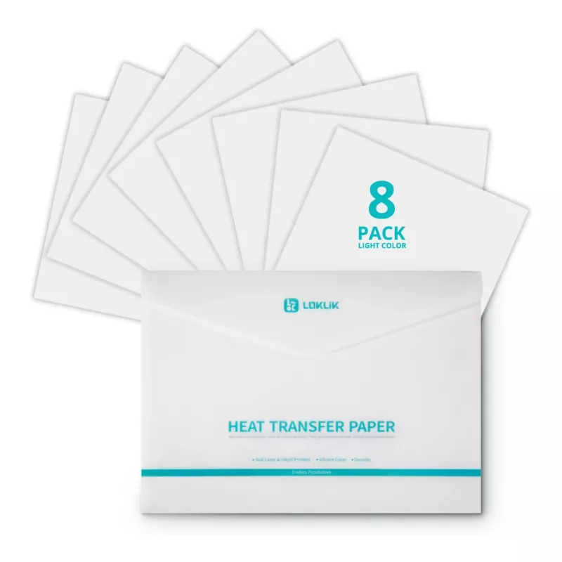 LOKLIK Europe Transfer Paper Sheets - licht - 8-pack