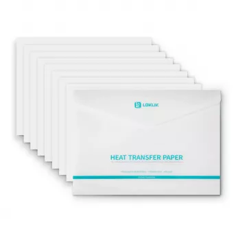 LOKLIK Europe Transfer Paper Sheets - licht - 8-pack