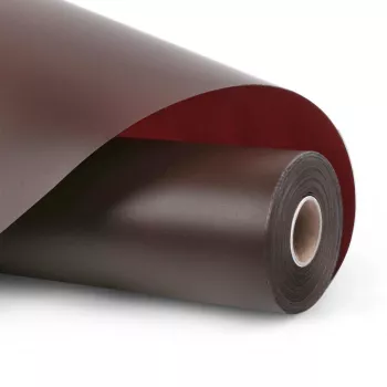 LOKLIK Permanent Adhesive Vinyl Film mat - donkerbruin - 30.5 x 180 cm (12 inch x 6 inch)