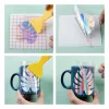 LOKLIK Permanent Adhesive Vinyl Film Holographic - Roze - 30,5 x 90 cm