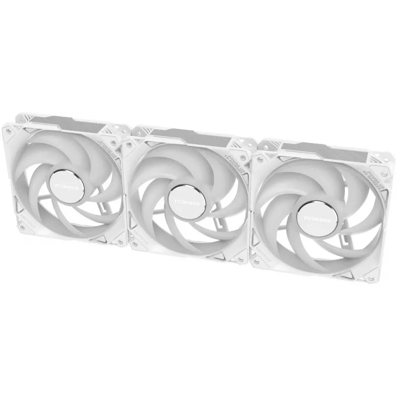 TCOMAS FA200 White Triple Pack 3x120mm Behuizingsventilatoren