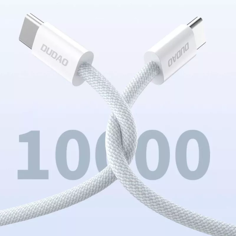 Dudao L6C USB-C naar USB-C 60W PD 1m wit