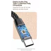 Dudao L13C+ 2-in-1 USB-C naar USB-C-adapter met audio en laden