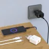 Dudao A23TEU 12W USB-A wandlader met 1m USB-A naar USB-C-kabel, zwart