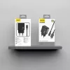 Dudao A23TEU 12W USB-A wandlader met 1m USB-A naar USB-C-kabel, zwart