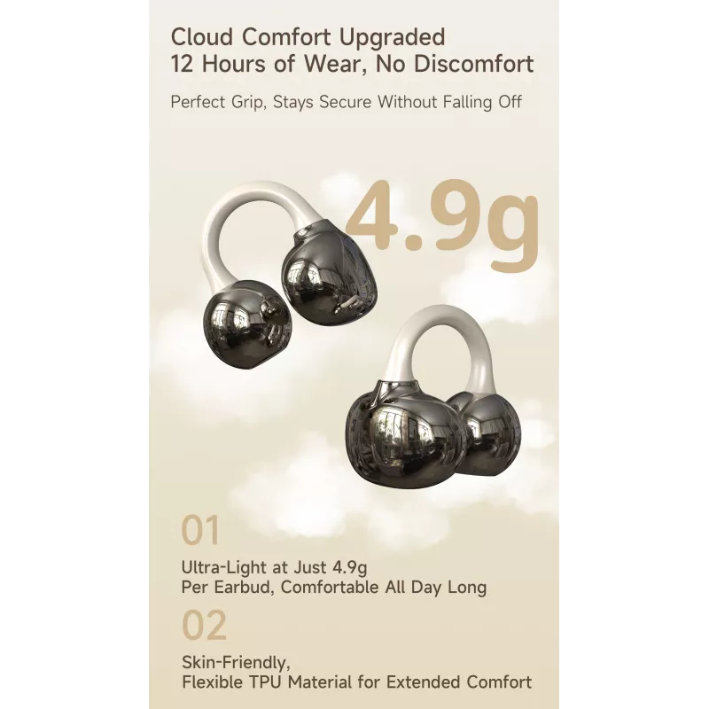 Dudao U20 TWS Bluetooth draadloze earbuds - wit