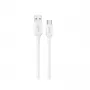 Dudao L2S USB-A naar USB-C 30W 2m wit laad- en datakabel