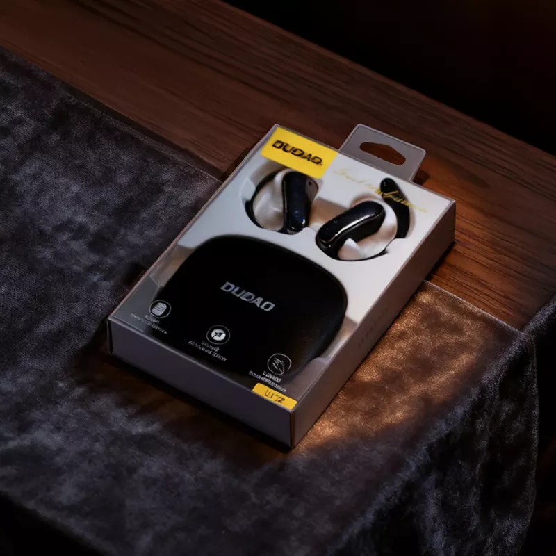 Dudao U17Z Bluetooth 5.3 open-ear draadloze hoofdtelefoon met oorhaak - zwart
