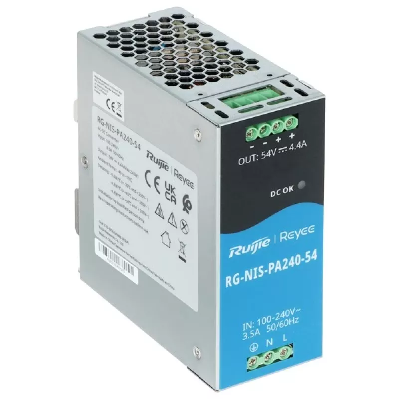 Reyee RG-NIS-PA240-54 industriële switch-voeding 240W 54V