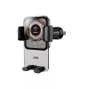 Dudao F19 telefoonhouder voor auto met draadloze oplader 15W - zwart